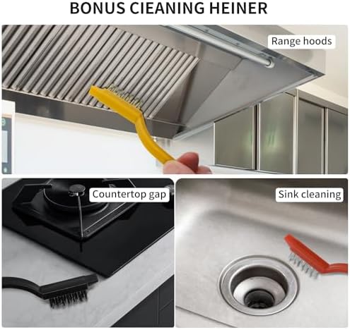9-Piece Crevice Cleaning Kit for Effortless Grime Removal