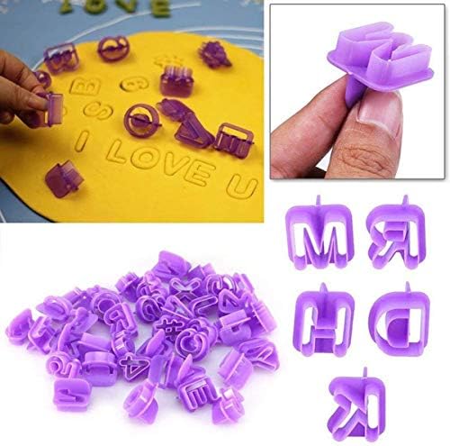 BABYunctions Letter and Number Fondant Cutters Set 40-Piece