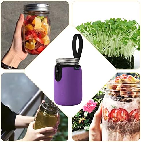 Sun Protection Neoprene Sleeve for Mason Jars