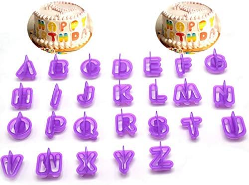 BABYunctions Letter and Number Fondant Cutters Set 40-Piece