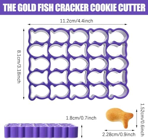 Golden Fish Crayons Cutter for Quick Baking