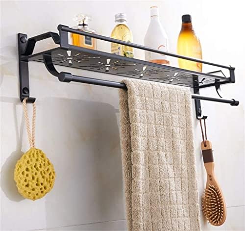 Proven 2-Tier Aluminum Towel Holder Space-Saving Rust-Resistant