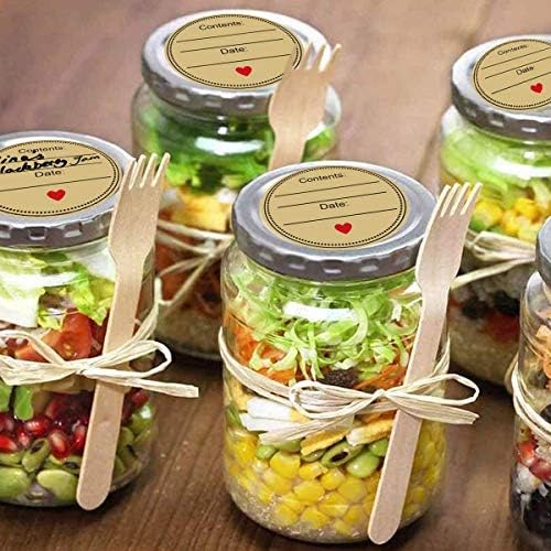 500 Pcs Mason Jar Labels