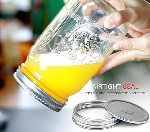 Calling All Food Lovers - High-Quality Mason Jars for Canning Pickling Fermenting