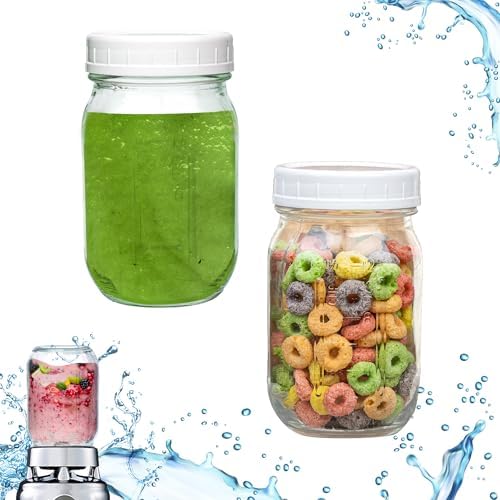12 oz Glass Jars Set