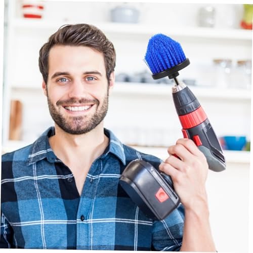 Childrens 3-in-1 Electric Drill Brush Attachment Effortless Kitchen Bathroom Cleaning