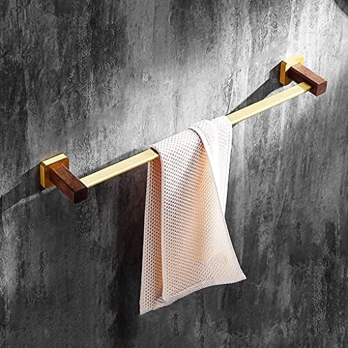 LUCEAE Solid Wood Bathroom Towel Rack