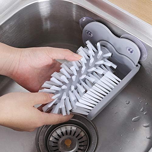 Stove Top Glass Ceramic Brush with Suction Handle