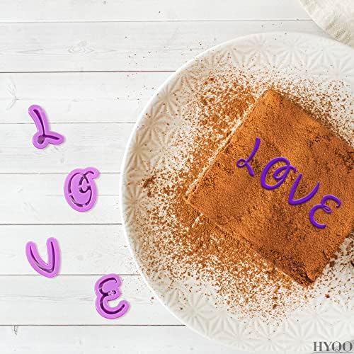 26 Alphabet Fondant Cutters for Cake Decorating