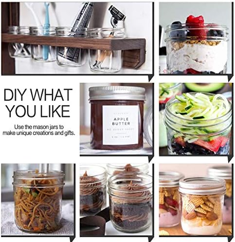Elegant 12-Piece Mason Jars