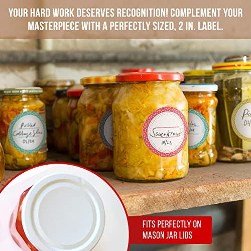 Messy Free Canning Labels for Jars