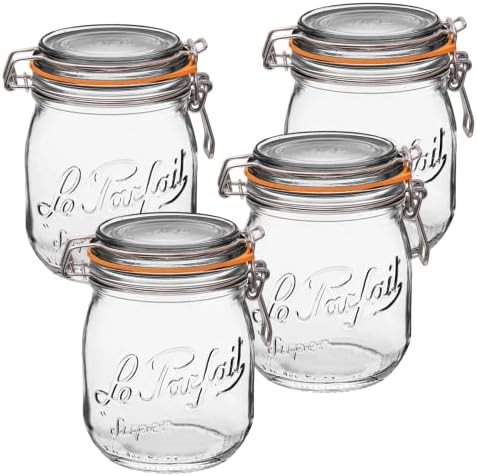 Le Parfait Classic Glass Pint Jars
