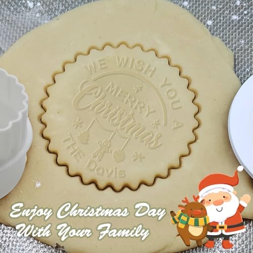 Personalized Cookie Stamp Christmas Edition - Make Baking Moments Personal and Special