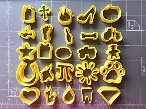 Miniature CookieFondant Cutter Set by Arbi Design Perfect for Baking DIY Crafts