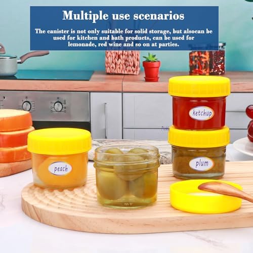Adjustable 4 Oz Mason Jars