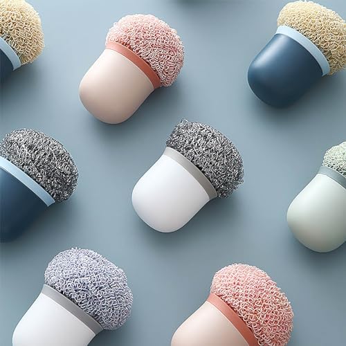 Stainless Steel Wire Scrubber with Replaceable Head