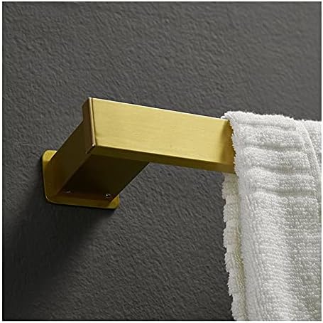 DCIustfHEs 62cm Brushed Gold Brass Towel Rail for Bathroom