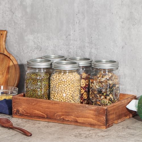 32 oz Wide Mouth Mason Jars for Canning and Storage