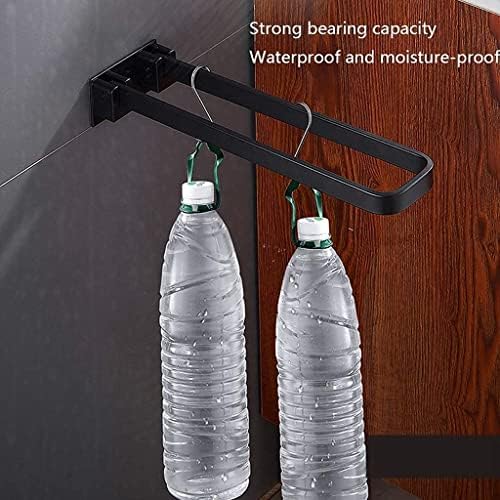 Sturdy Multifunctional Bathroom Towel Rack Wall-Mounted Easily Stash Towels More
