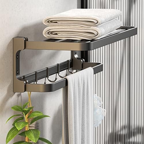 Wall-Mounted Aluminum Towel Holder Modern Stylish