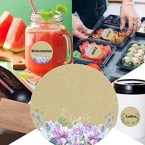 Durable 200-Piece Mason Jar Labels