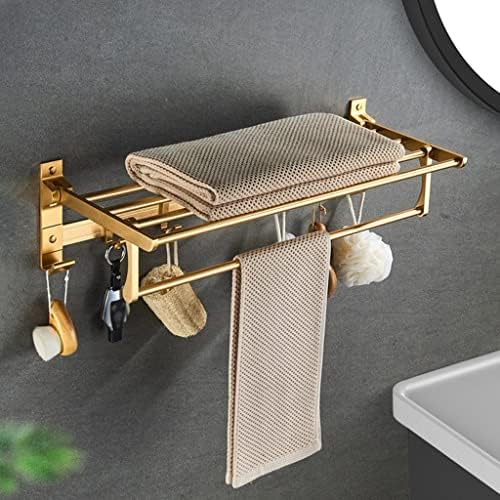 Space Aluminum Gold Bathroom Towel Rack