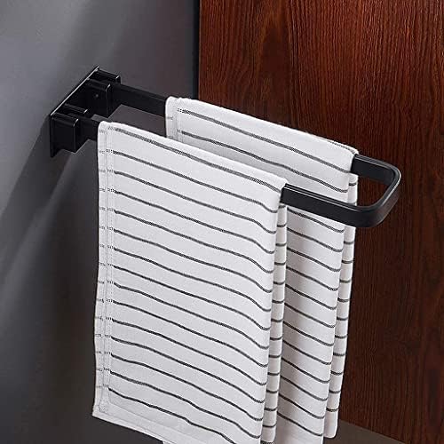 Sturdy Multifunctional Bathroom Towel Rack Wall-Mounted Easily Stash Towels More