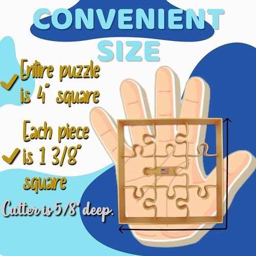 A Hearts Treasure Puzzle Cookie cutter for GraduationBirthdayValentines Day