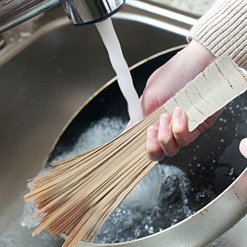 OUSIKA 2Pcs Frying Pan Brush Kitchen Cleaning Set