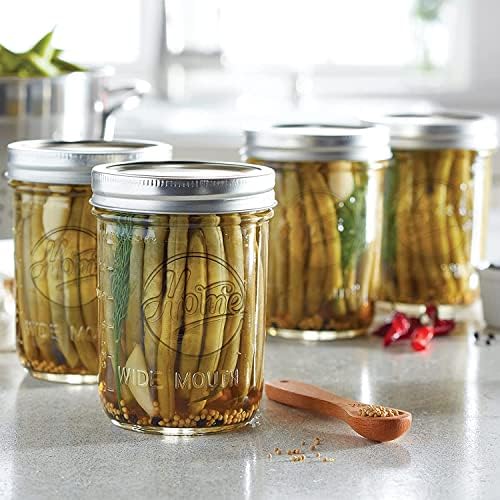 Tebery 12-Piece Mason Jar Set Airtight Canning Jars