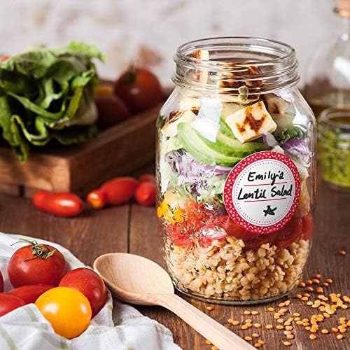 Mess Dissolvable Jar Labels