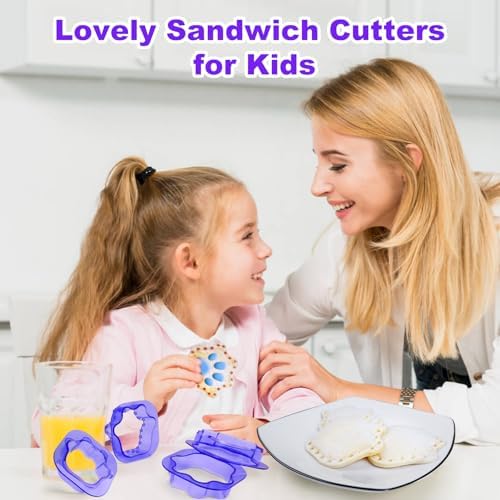 NPET 5-Piece Cat Paw Sandwich Cutters Kids