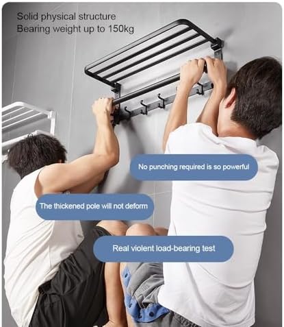 Towel Holder Unique Design Towel Rack Bathroom Organizer