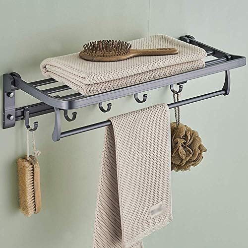 Double-Bar Towel Rack for Bathroom Storage