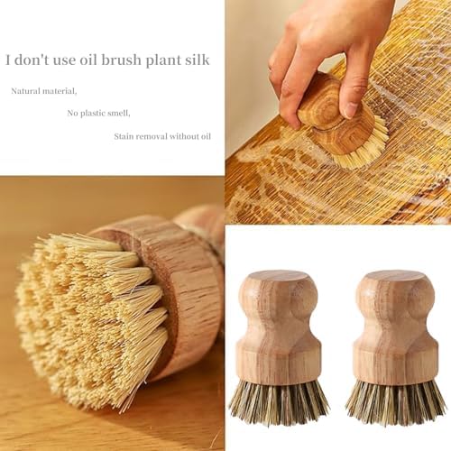 Eco-Friendly Kitchen Wooden Dishbrush Set for Easy and Effective Cleaning