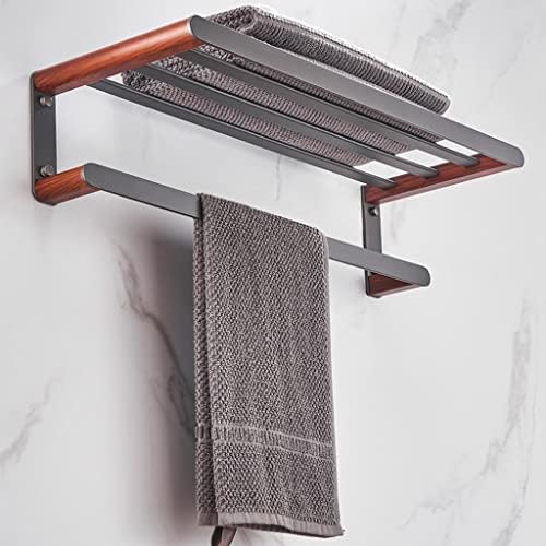 GANG - Sturdy Metal Bath Towel Holder Wall-Mounted Bath Organizer