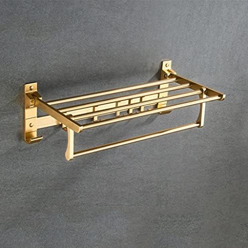 Space Aluminum Gold Bathroom Towel Rack