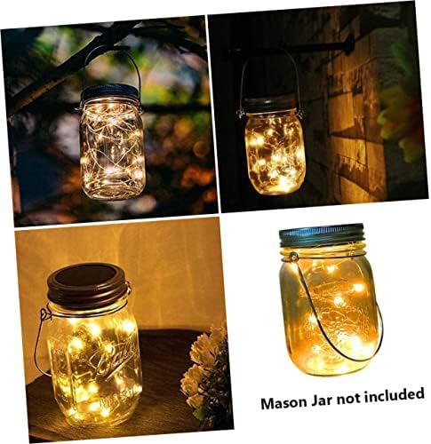 Mikinona 20 Pcs Stainless Steel Mason Jar Hook Hangers