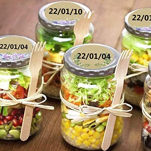 Durable 200-Piece Mason Jar Labels
