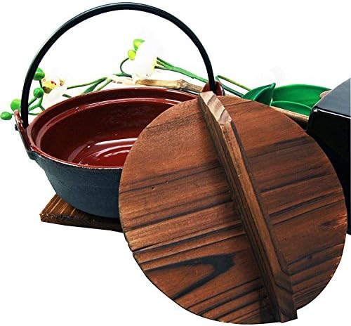 Ebros Traditional Japanese Style Cast Iron Soup Pot