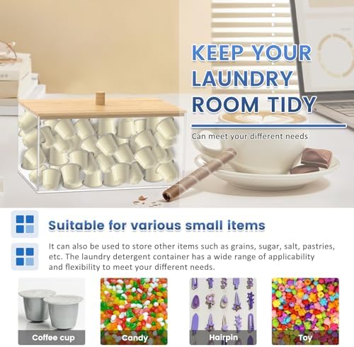 Laundry Holder with Bamboo Lid