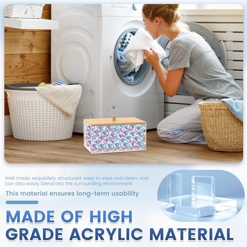 Laundry Holder with Bamboo Lid