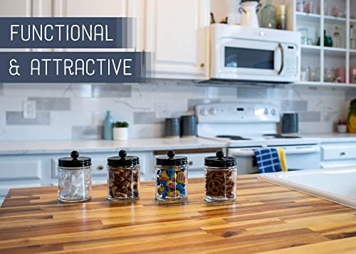 4-Piece Glass Jar Set