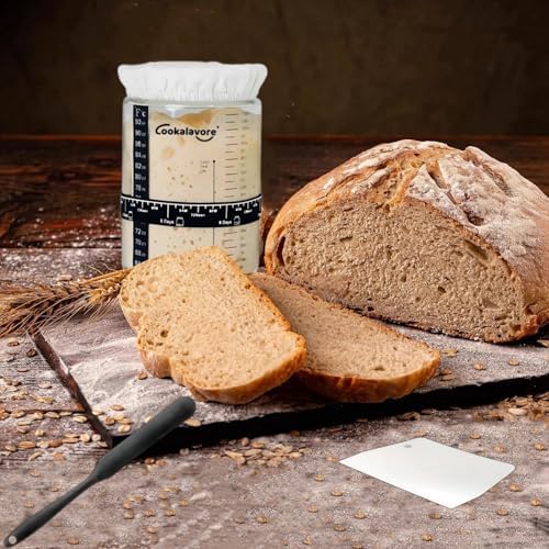 42Oz Sourdough Starter Jar with Accessories
