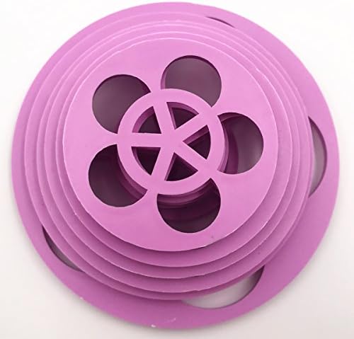 Plastic Rose Flower Cutters Set for Cake Decoration