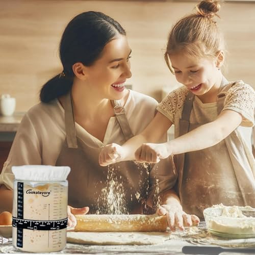 42Oz Sourdough Starter Jar with Accessories