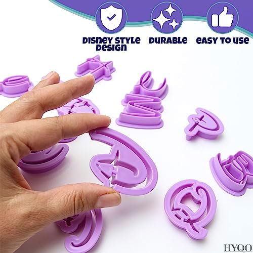 26 Alphabet Fondant Cutters for Cake Decorating