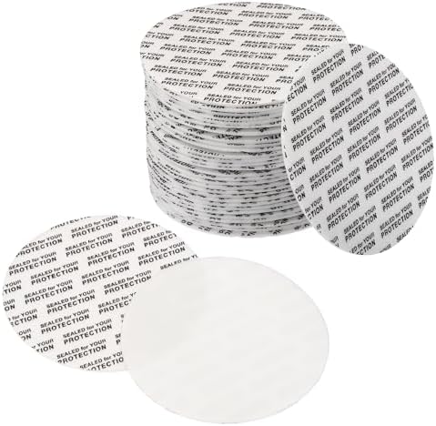 PATIKIL 58mm PS Stick-On Lid Seals 500Pack