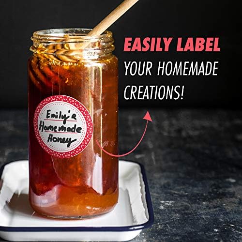 Mess Dissolvable Jar Labels