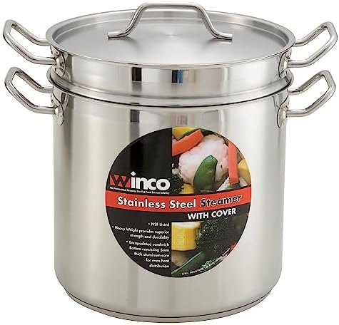 Winware SSDB-16S Stainless Steel Steamer Cooker